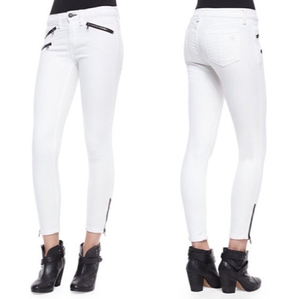 Rag & Bone White Skinny Jeans